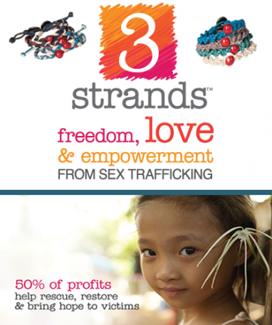 3Strands fights human trafficking with fashion bracelets