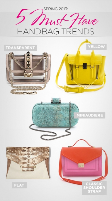 Spring 2013: 5 Must-Have Handbag Trends