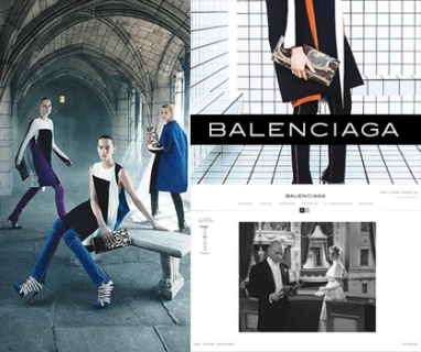 Balenciaga takes on the Web