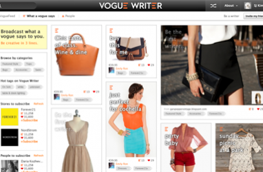 Online shopping community Vogue Writer allows users to share stories to earn discount