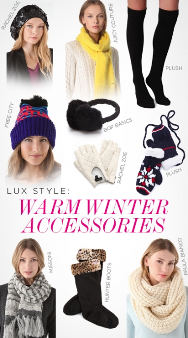 LUX Style: Warm Winter Accessories
