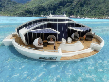 Michele Puzzolante’s Solar Floating Resort is an offshore eco retreat