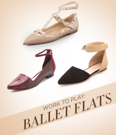 Get the Look: Ballet Flats for Work and Play