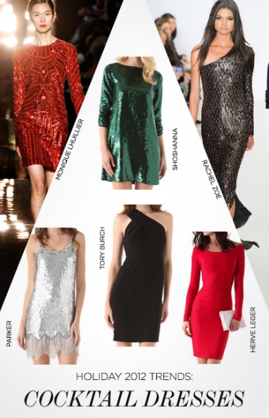 Holiday 2012 Trends: Colorful Cocktail Dresses