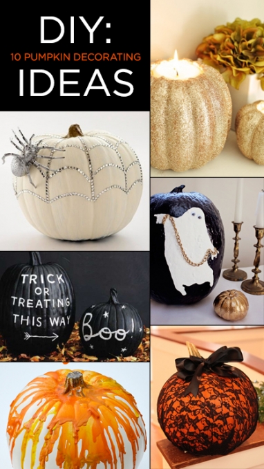 DIY: 10 Pumpkin Decorating Ideas