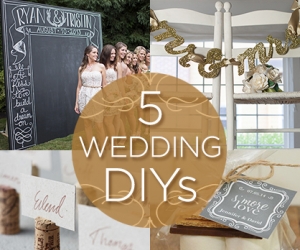 Try It: 5 DIY Ideas for Your Wedding Day