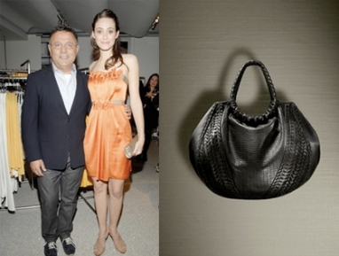 Emmy Rossum designs handbag for Elie Tahari