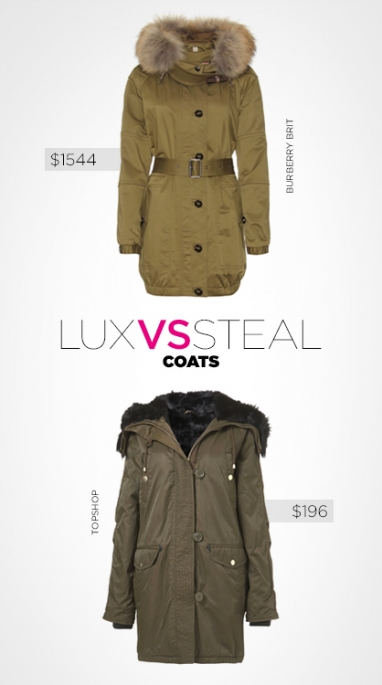 LUX vs. Steal: coats