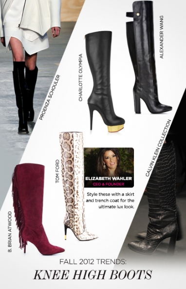 Fall 2012 trends: knee-high boots