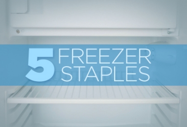 Healthy Kitchen Essentials: 5 Freezer Staples