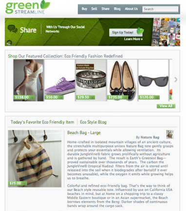 GreenStreamline.com Offers Range of Eco Items
