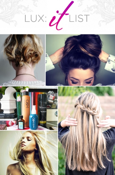 LUX “It” List: Five hairstyle and hair care blog posts for long and short hair