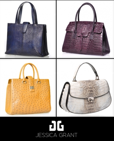 Exotic handbag line Jessica Grant is wearable art