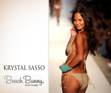 Miami Swim 2010: Krystal Sasso bejewels Beach Bunny