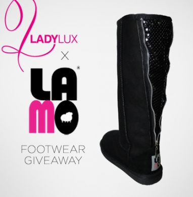 LadyLUX + LAMO footwear giveaway