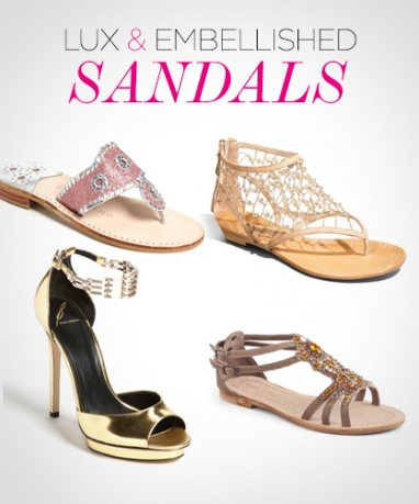 LUX Style: embellished sandals