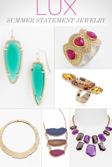 LUX Style: Summer Statement Jewelry