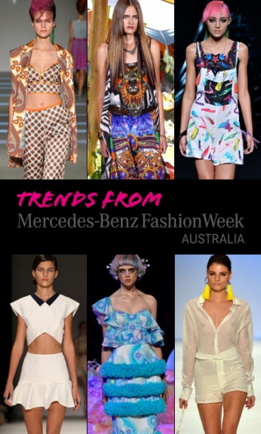 Top 5 Trends from Mercedes-Benz Fashion Week Australia