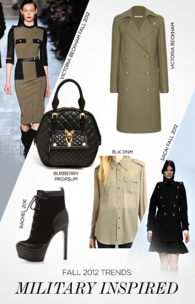 Fall 2012 trends: military inspired
