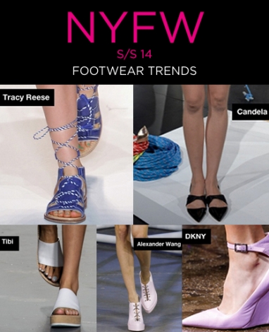 NYFW S/S 14: Footwear Trends