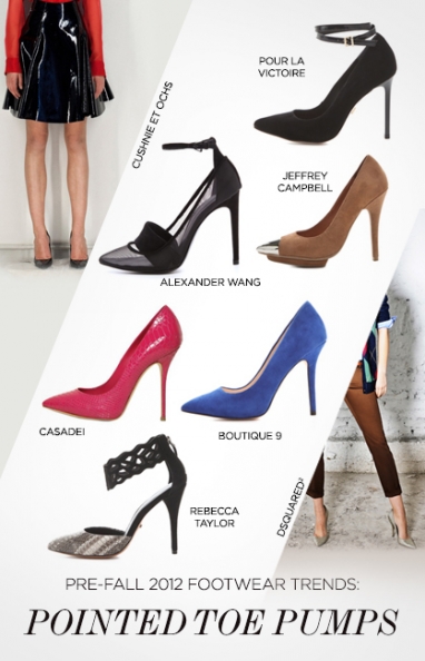 Pre-Fall 2012 trends: footwear