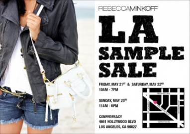 May 23: Rebecca Minkoff sale in LA