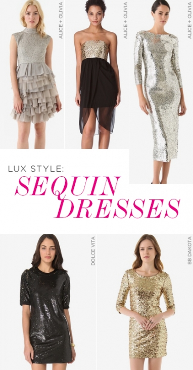 LUX Style: Sequin dresses