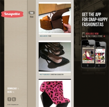 Let your fingers do the walking: New fashion app Snapette