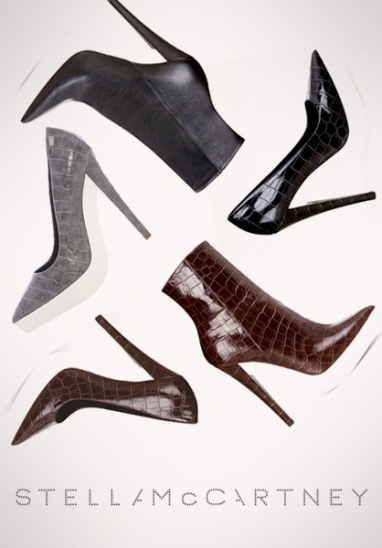 Stella McCartney’s Winter 2012 footwear features biodegradable soles