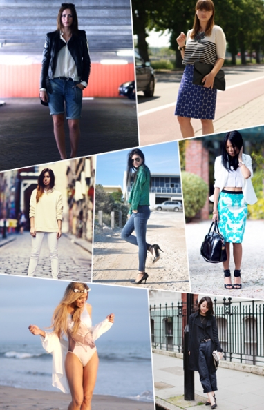 Street Scene: Pencil skirts, skinny jeans and swimwear