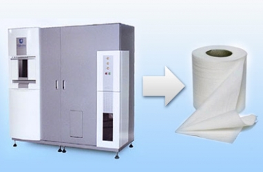 Magical Machine Turns Office Waste into Toilet Paper