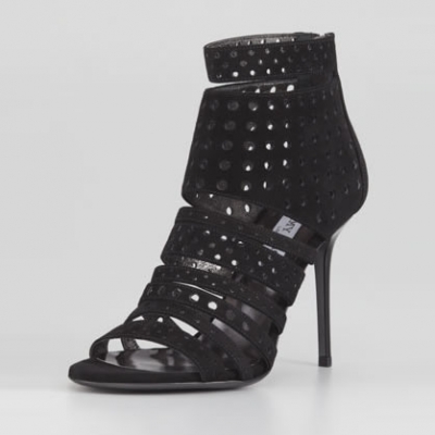 Pierced Suede Bootie | LadyLUX - Online Luxury Lifestyle, Technology and Fashion Magazine