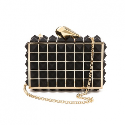 Studded Metal Clutch | LadyLUX - Online Luxury Lifestyle, Technology and Fashion Magazine