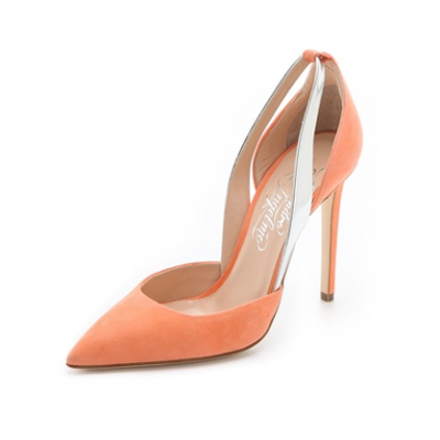 Coral Suede Pumps | LadyLUX - Online Luxury Lifestyle, Technology and Fashion Magazine