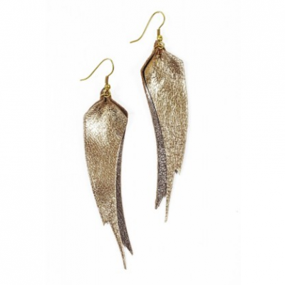 Feather Leaf Earrings | LadyLUX - Online Luxury Lifestyle, Technology and Fashion Magazine