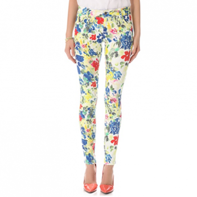 Floral Skinny Jeans | LadyLUX - Online Luxury Lifestyle, Technology and Fashion Magazine