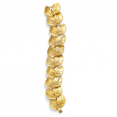 Gold Leaf Bracelet | LadyLUX - Online Luxury Lifestyle, Technology and Fashion Magazine