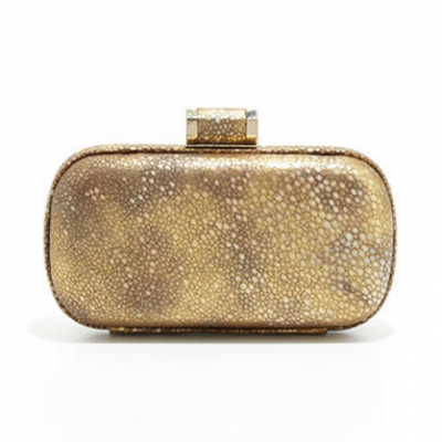 Gold Oblong Clutch | LadyLUX - Online Luxury Lifestyle, Technology and Fashion Magazine