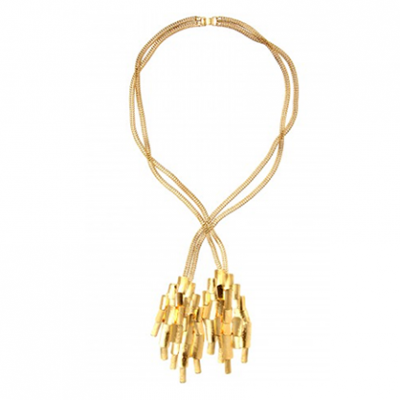 Mayan Gold—Plated Necklace | LadyLUX - Online Luxury Lifestyle, Technology and Fashion Magazine
