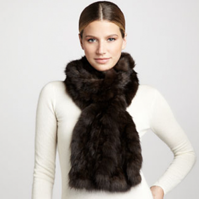 Sable Fur Scarf | LadyLUX - Online Luxury Lifestyle, Technology and Fashion Magazine