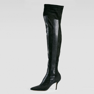 Crocodile Over-The-Knee Boots | LadyLUX - Online Luxury Lifestyle, Technology and Fashion Magazine