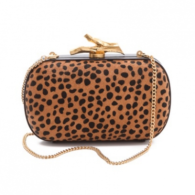 Spotted Haircalf Clutch | LadyLUX - Online Luxury Lifestyle, Technology and Fashion Magazine
