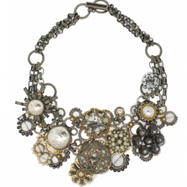 Collage Statement Necklace