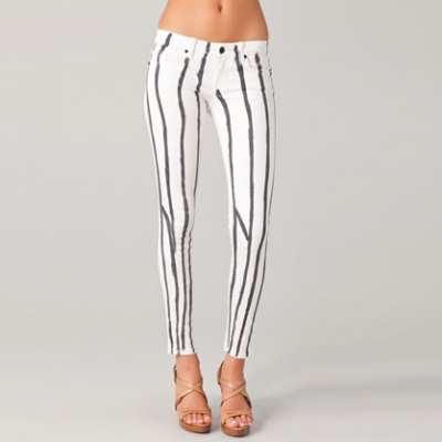 Paint Stripe Ankle Skinny Pants | LadyLUX - Online Luxury Lifestyle, Technology and Fashion Magazine