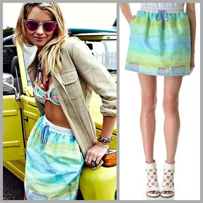 Colorful Stripe Skirt