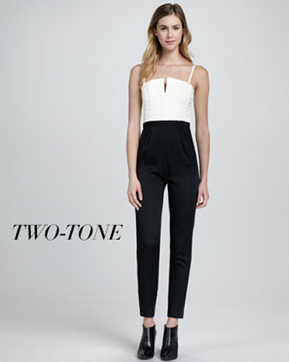 Two-Tone Jumpsuit