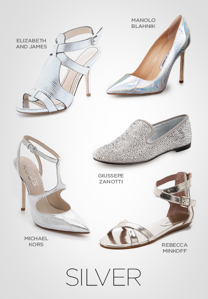 shoes, silver shoes, spring 2013 shoes, trends, footwear, pumps, heels