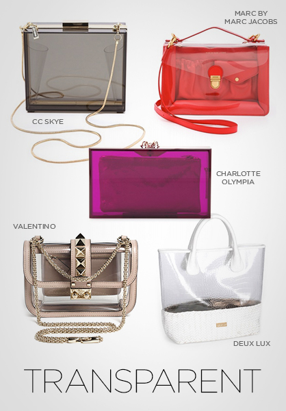 Transparent Bags: Spring 2013 Handbag Trend