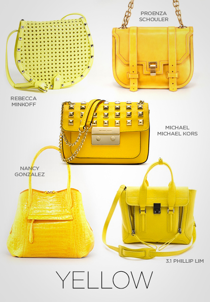 Yellow Designer Handbags
