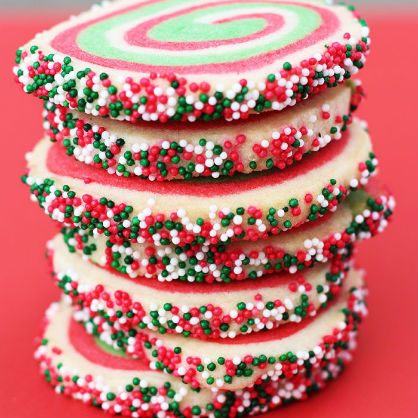 Christmas Swirl Sugar Cookies